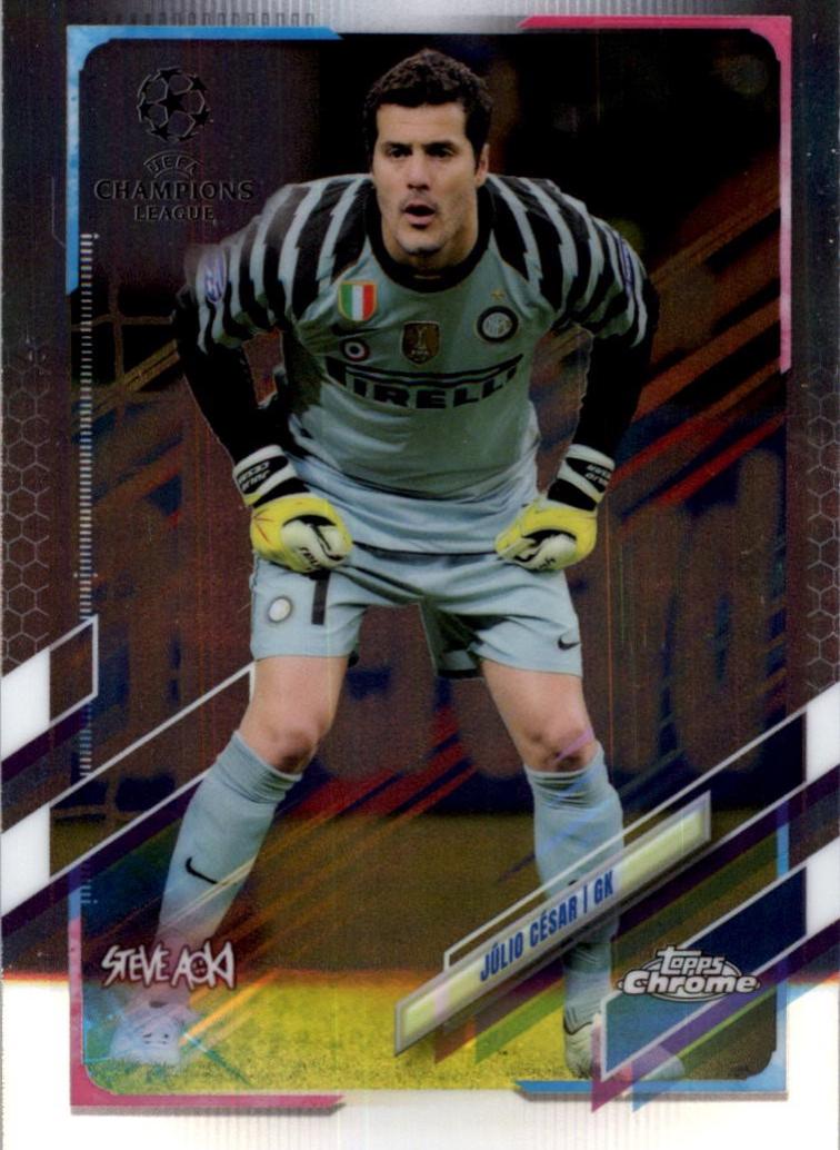 Julio Cesar #88 2021 Topps Chrome UEFA X Steve Aoki