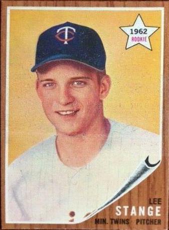 Lee Stange #321 Baseball Cards 1962 Topps