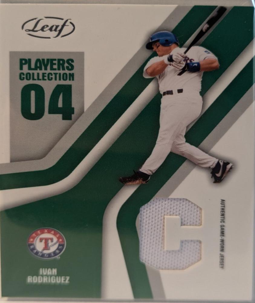 Ivan Rodriguez #PC-38 2004 Playoff Honors Players Collection Jersey Baseball