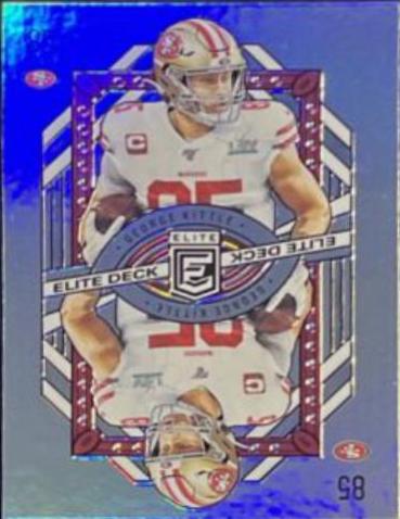 George Kittle #8 Football Cards 2020 Panini Donruss Elite Deck