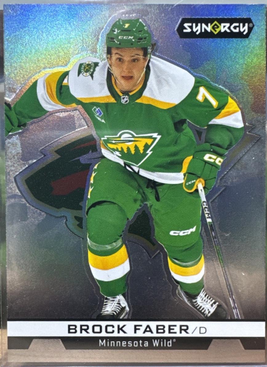 Brock Faber #IM-11 Hockey Cards 2024 Upper Deck Synergy NHL Impressions