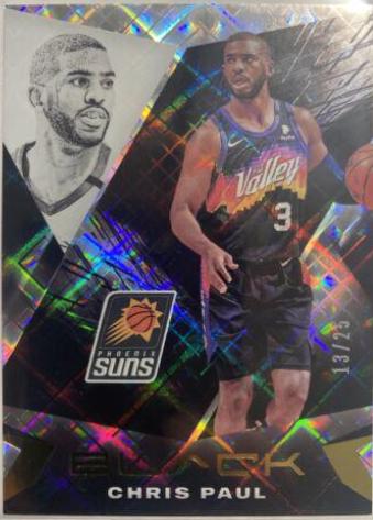 Chris Paul #8 Basketball Cards 2020 Panini Black