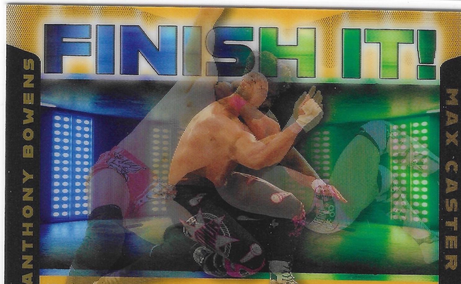 Anthony Bowens / Max Caster #FI-30 Wrestling Cards 2025 Upper Deck AEW Finish It