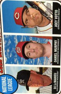 DJ LeMahieu, Joey Votto, Daniel Murphy #1 Baseball Cards 2017 Topps Heritage