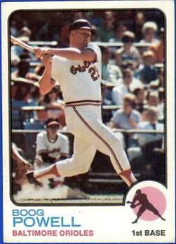 Boog Powell #325 Baseball Cards 1973 Topps