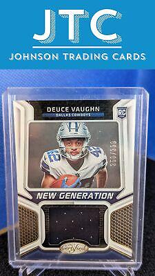 Deuce Vaughn #NGJM-13 Football Cards 2023 Panini Certified New Generation Jerseys Mirror