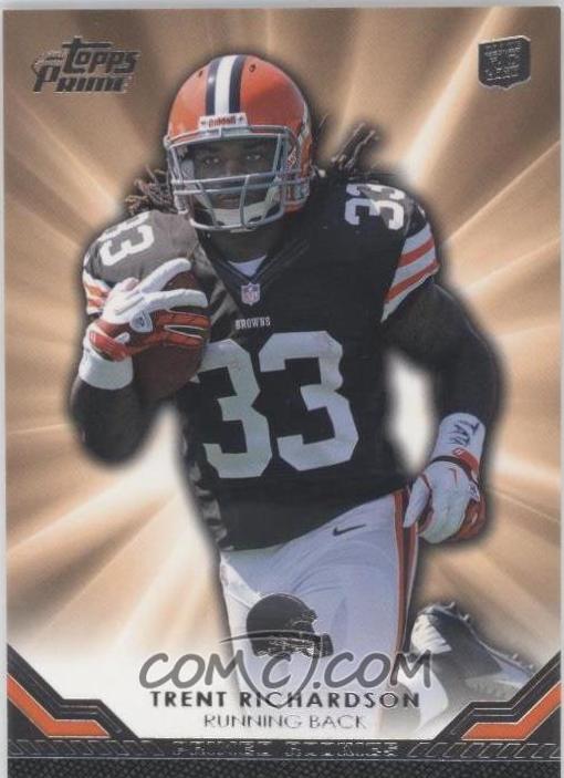 Trent Richardson #PR-TR Football Cards 2012 Topps Prime