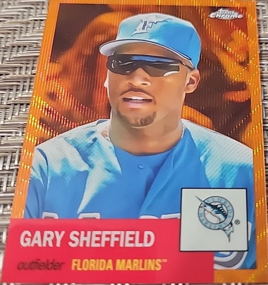 Gary Sheffield [Orange Wave Refractor] #425