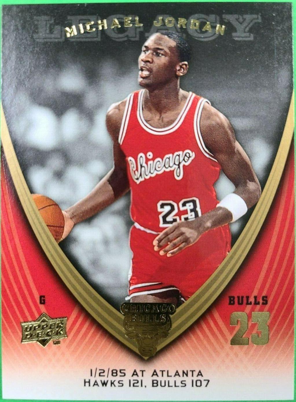 Michael Jordan #32 Basketball Cards 2008 Upper Deck Jordan Legacy