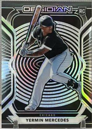 Yermin Mercedes #1 Baseball Cards 2021 Panini Chronicles Obsidian