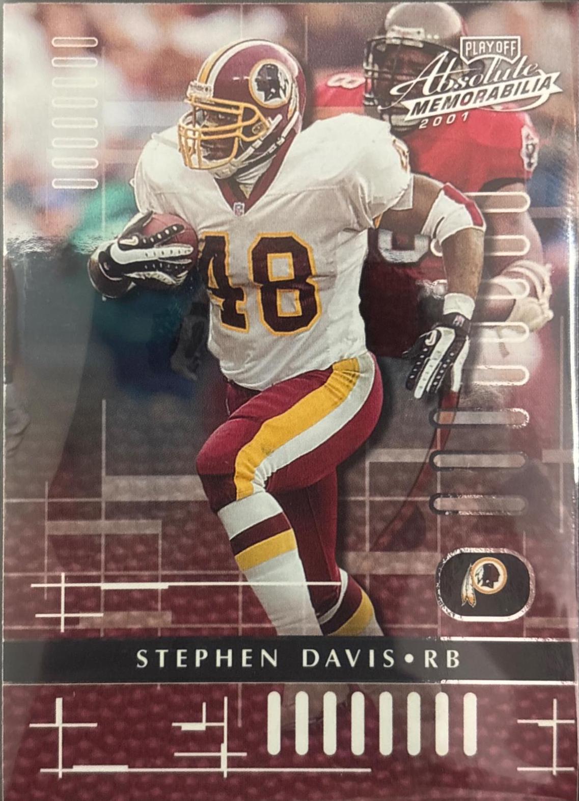 Stephen Davis #100 2001 Playoff Absolute Memorabilia Football