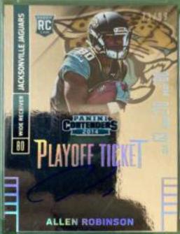 Allen Robinson [Running Autograph Playoff Ticket] #203