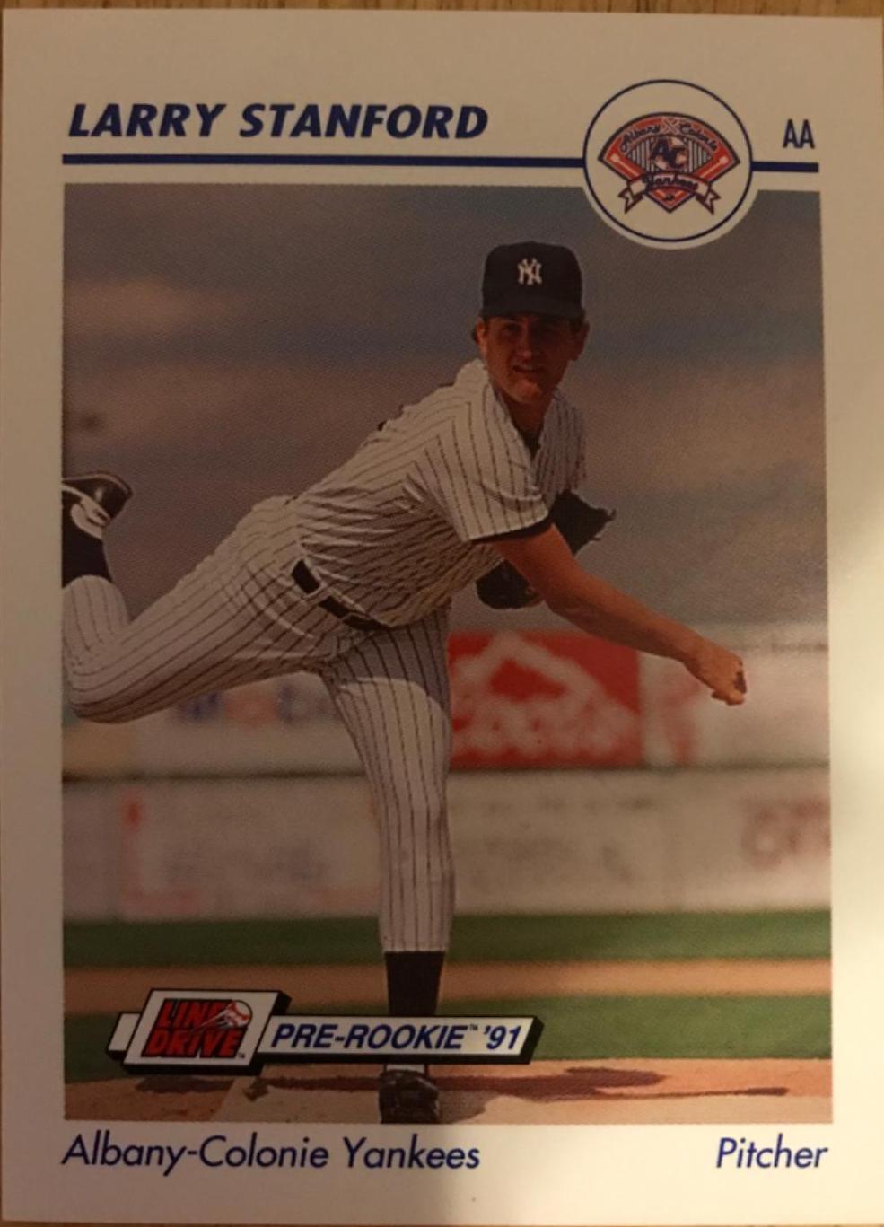 Larry Stanford #20 Baseball Cards 1991 Impel Line Drive Pre Rookie AA