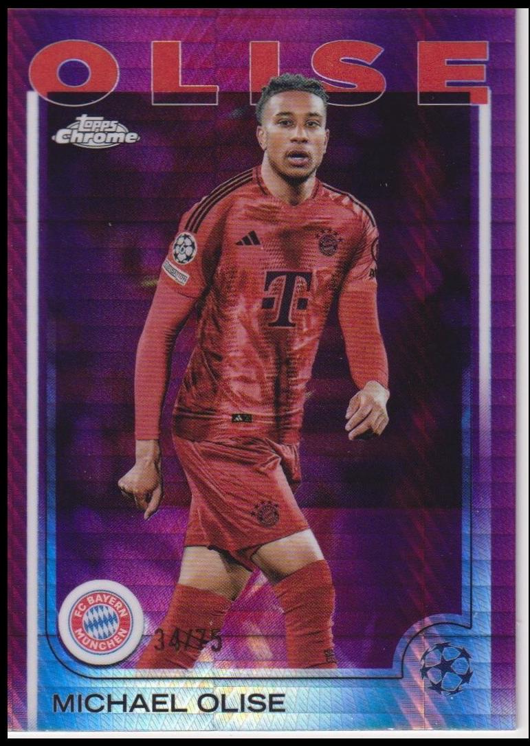 Michael Olise [Magenta Lava Refractor] #81