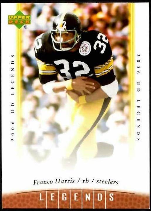 Franco Harris #12 Football Cards 2006 Upper Deck Legends