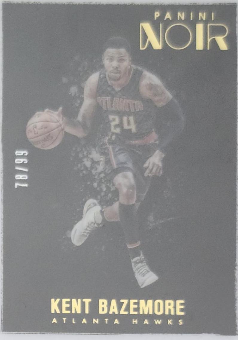 Kent Bazemore #142 Basketball Cards 2015 Panini Noir