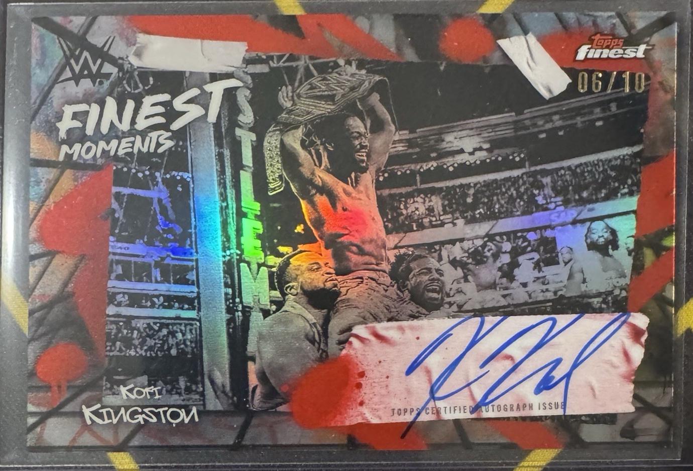 Kofi Kingston [Red Black Vapor Refractor] #FMS-KOF