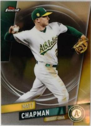 Matt Chapman #5 Baseball Cards 2019 Topps Finest