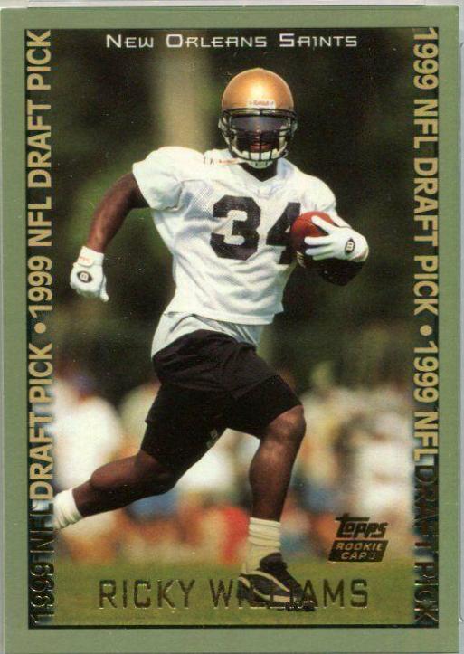 Ricky Williams #329 Football Cards 1999 Topps