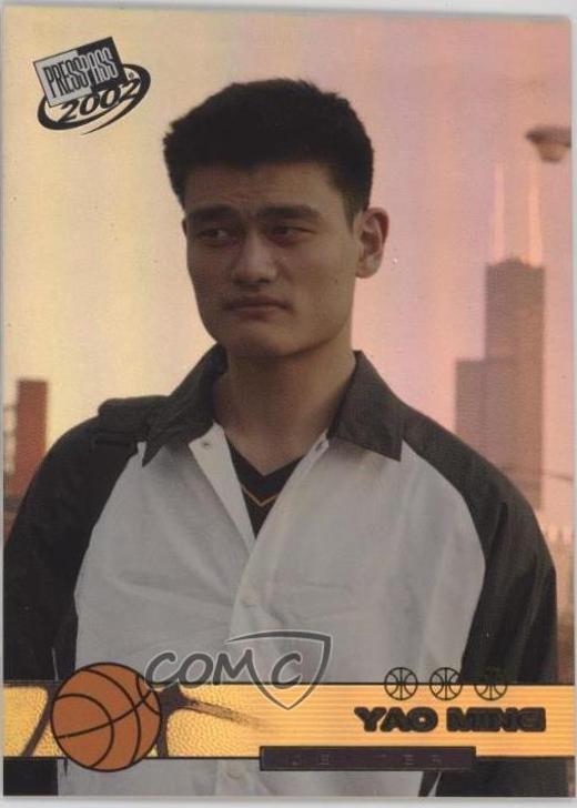 Yao Ming #R18 2002 Press Pass Basketball