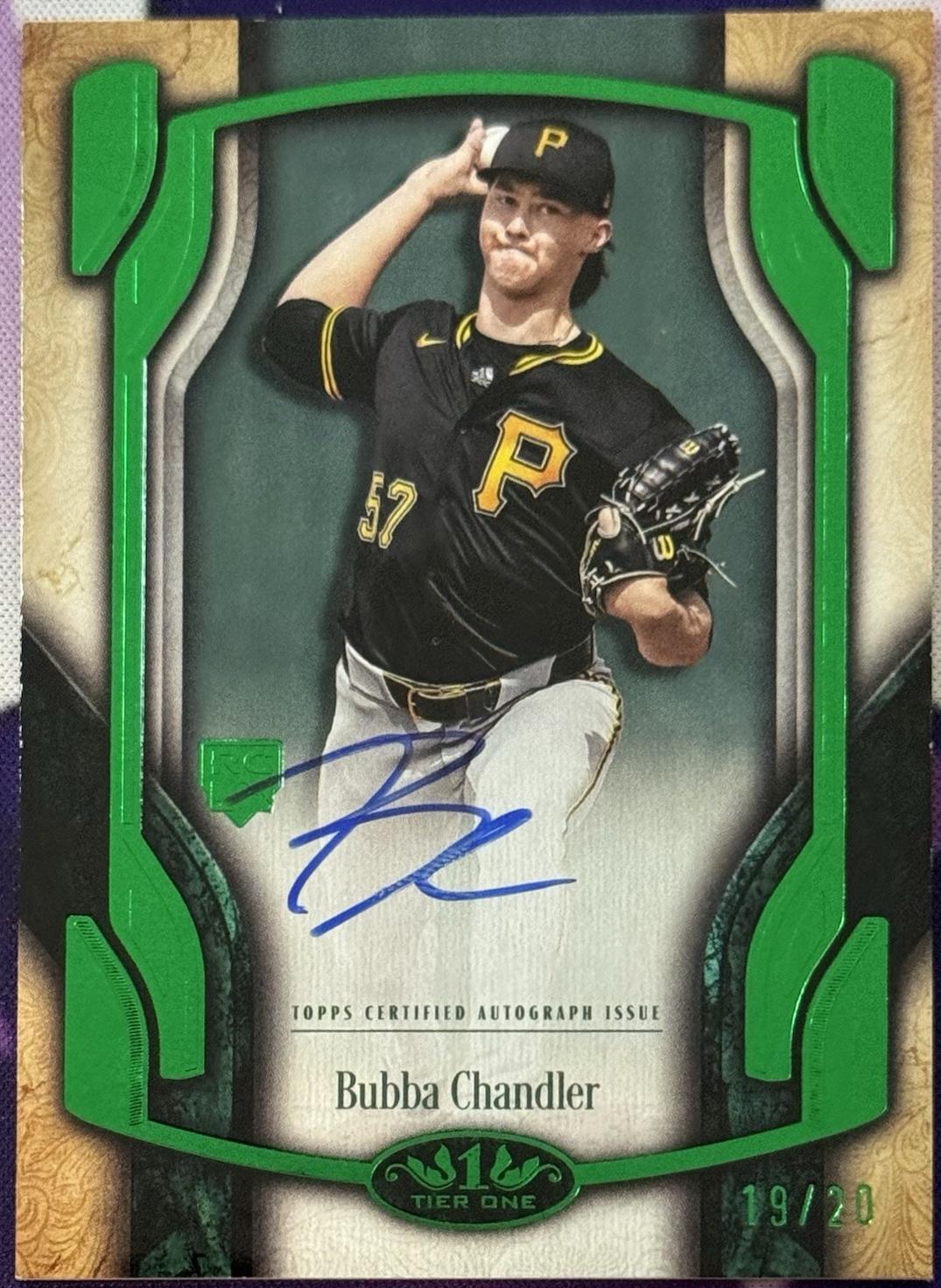 Bubba Chandler #BOA-BC 2026 Topps Tier One Baseball Break Out Autographs