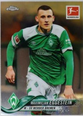 Maximilian Eggestein #29 2018 Topps Chrome Bundesliga Soccer