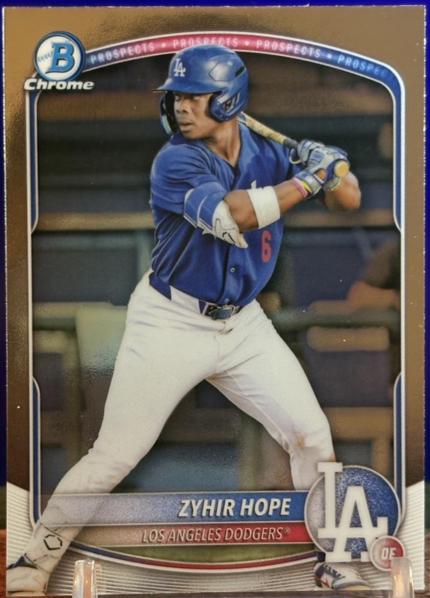 Zyhir Hope #BCP-2 Baseball Cards 2025 Bowman Chrome Prospects
