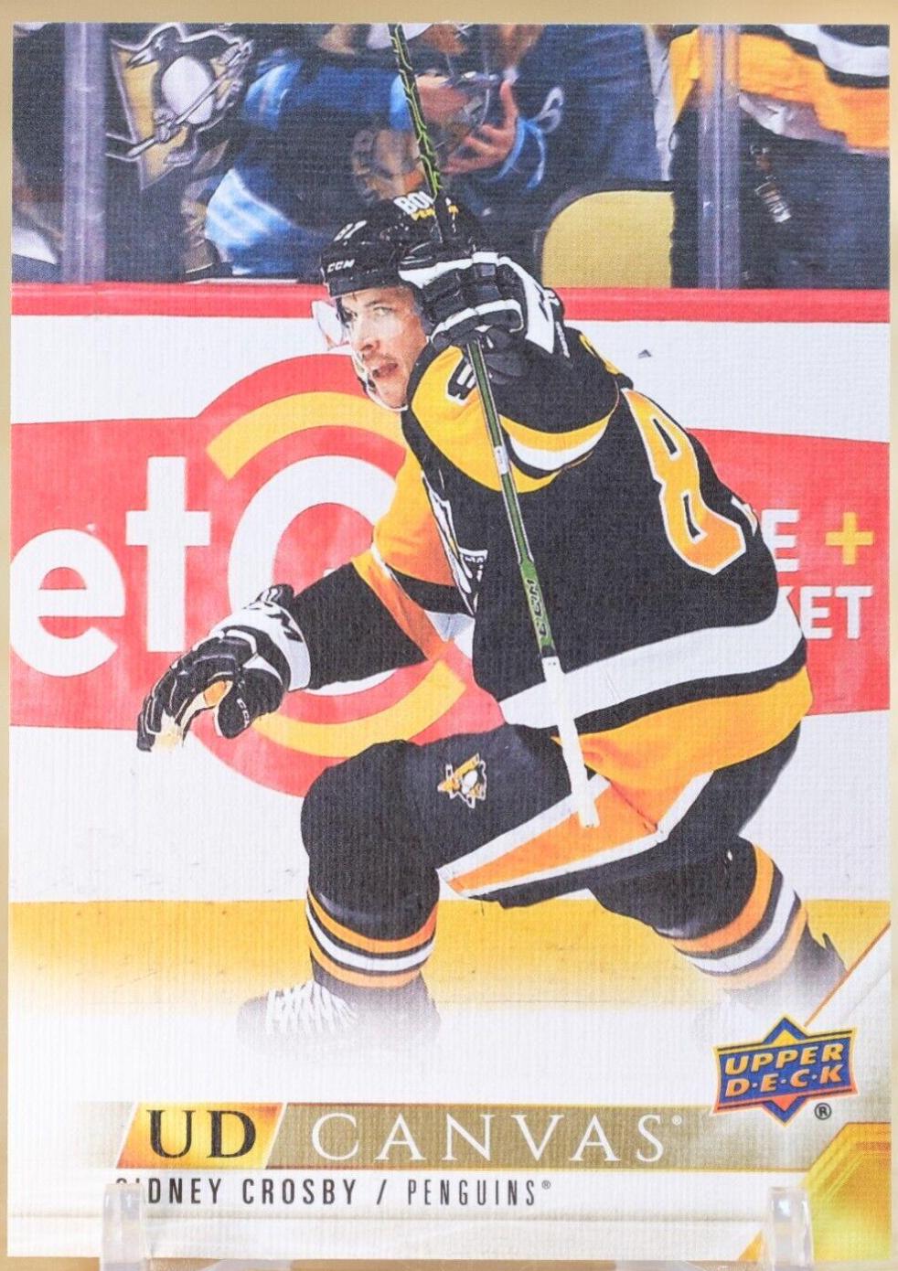 Sidney Crosby #C59 Hockey Cards 2022 Upper Deck UD Canvas