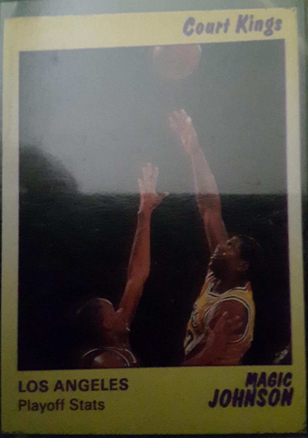 Magic Johnson #2 Basketball Cards 1990 Star Court Kings