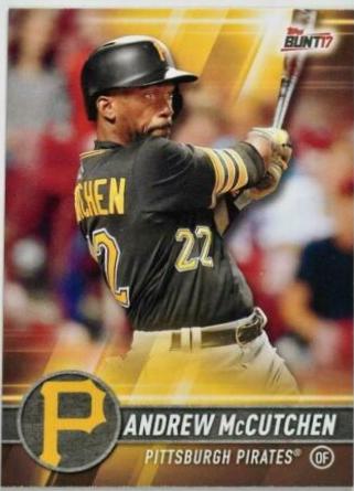 Andrew McCutchen #3 Baseball Cards 2017 Topps Bunt