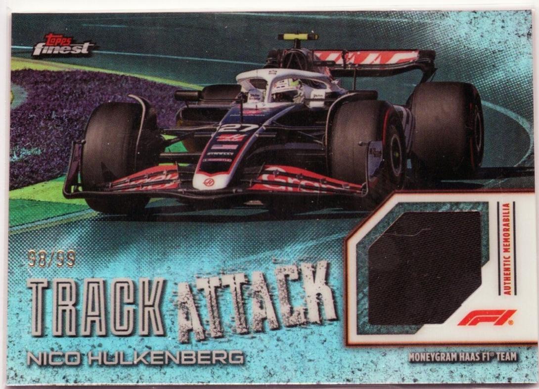 Nico Hulkenberg #TAR-HUL Racing Cards 2024 Topps Finest Formula 1 Track Attack Relic