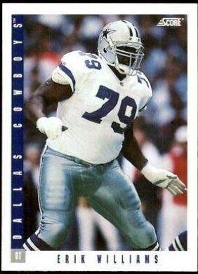 Erik Williams #176 Football Cards 1993 Panini Score