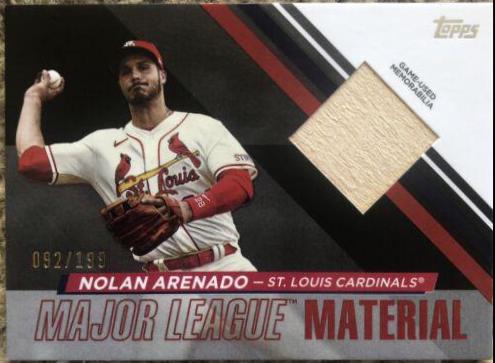 Nolan Arenado #MLM-NA 2024 Topps Major League Material Baseball