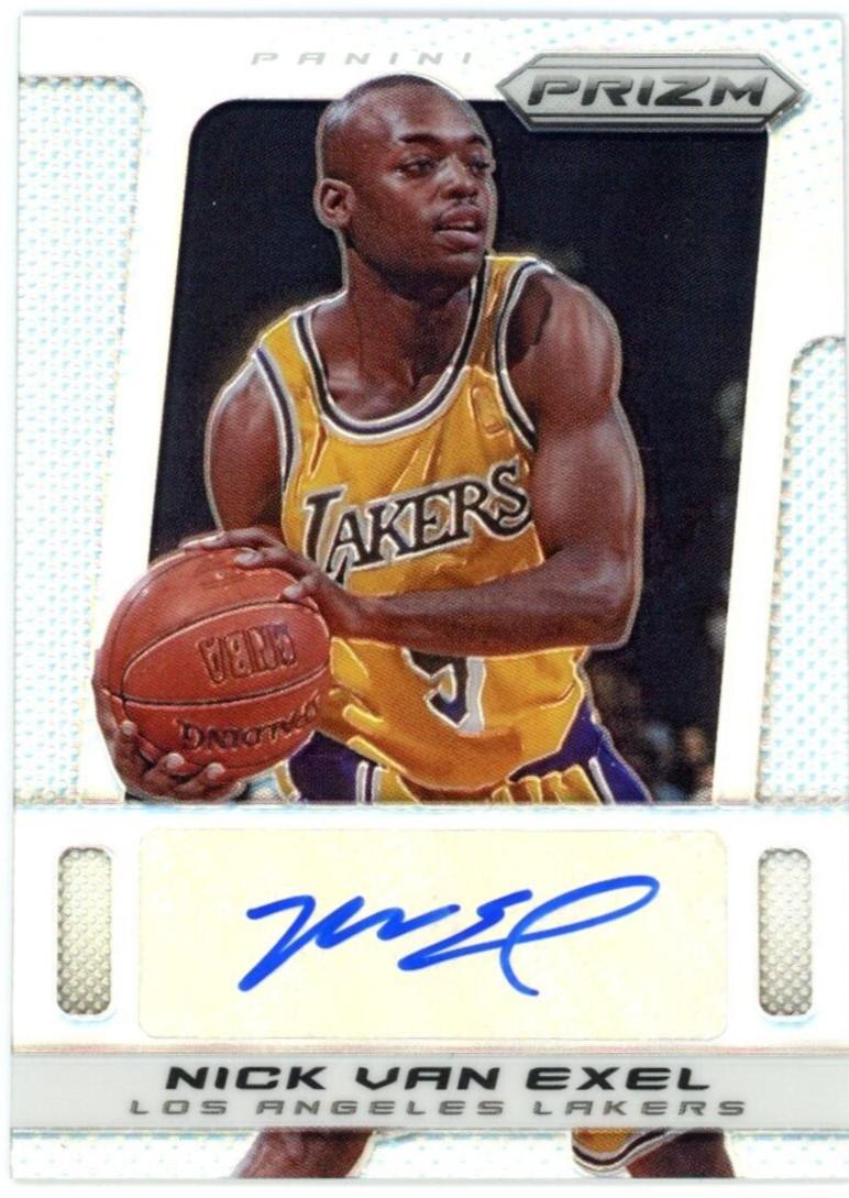 Nick Van Exel #199 Basketball Cards 2013 Panini Prizm Autograph