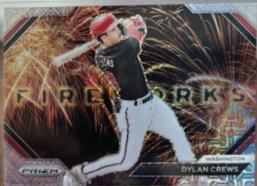 Dylan Crews [Mojo] #14 Baseball Cards 2024 Panini Prizm Fireworks