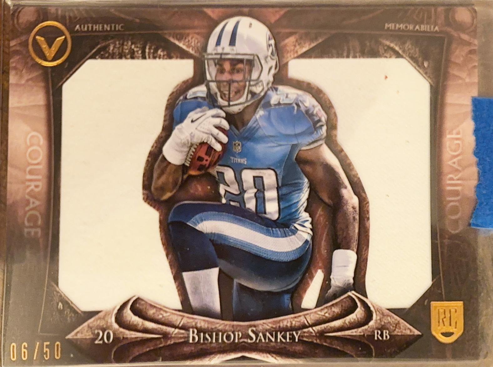 Bishop Sankey #VJR-BS Football Cards 2014 Topps Valor Jumbo Relics