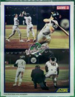 World Series Game 3 #702 Baseball Cards 1990 Score