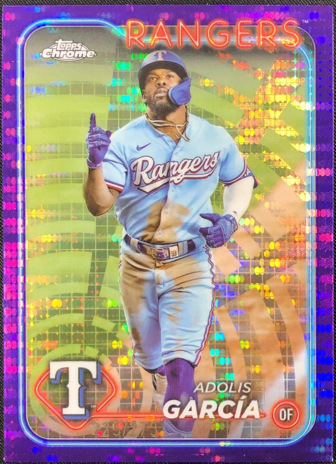 Adolis Garcia [Sonar Purple Refractor] #114