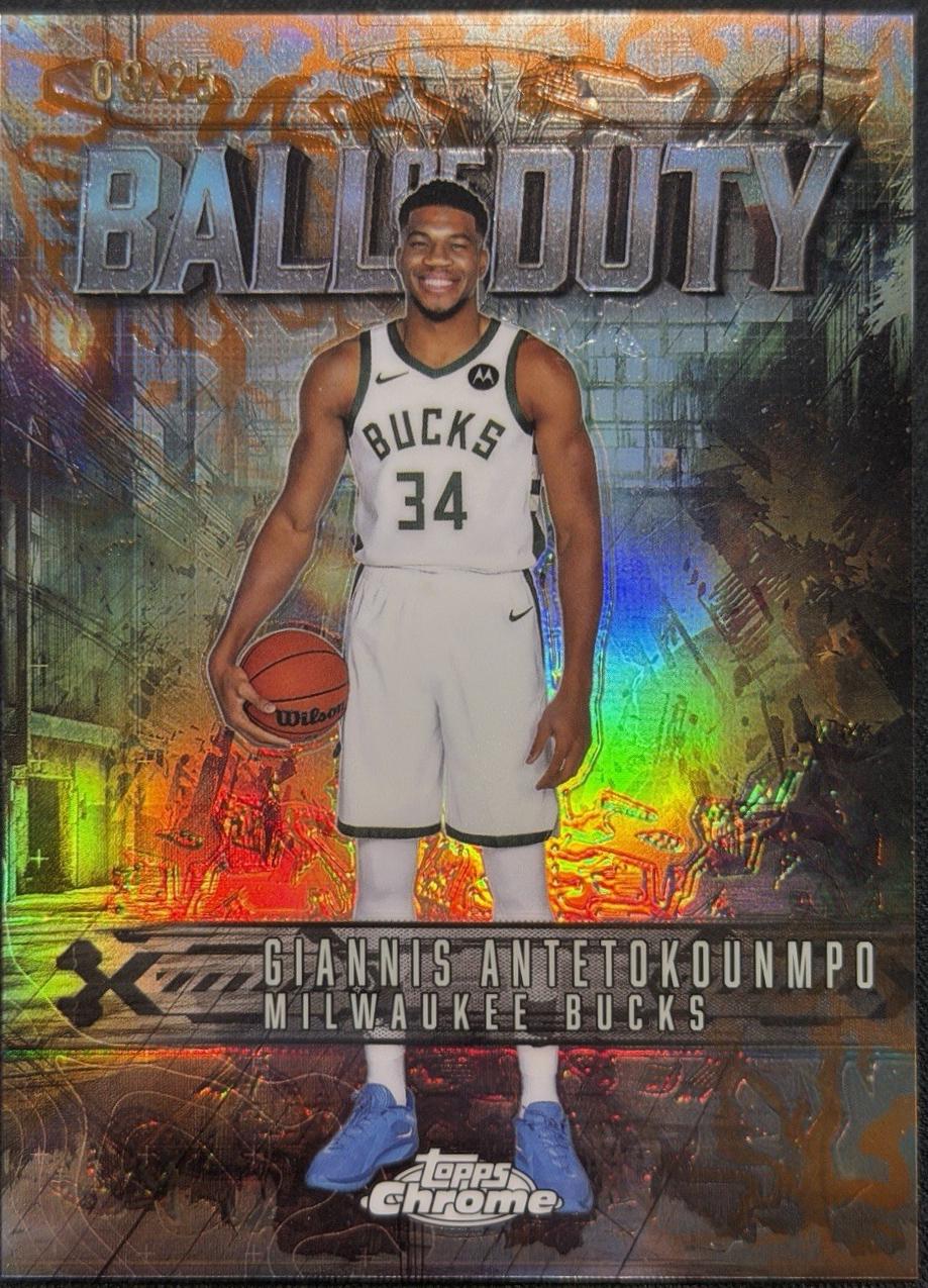 Giannis Antetokounmpo [Orange Refractor] #BD-4 Prices | 2025 Topps