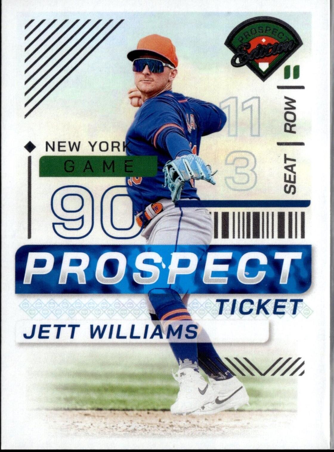 Jett Williams [Ticket Stub] #37 Prices | 2024 Panini Prospect Edition ...