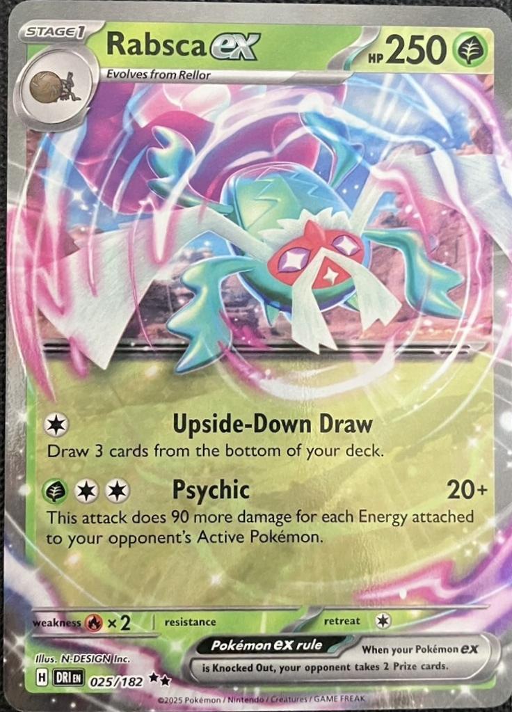 Rabsca ex #25 Pokemon Destined Rivals