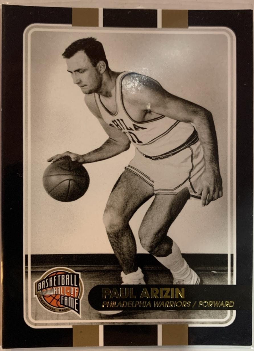 Paul Arizin #3 2010 Panini Hall Of Fame Basketball