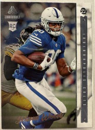 Jelani Woods #204 Football Cards 2022 Panini Chronicles Luminance