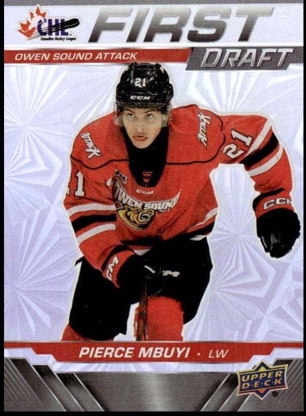 Pierce Mbuyi #FD-11 Hockey Cards 2024 Upper Deck CHL First Draft
