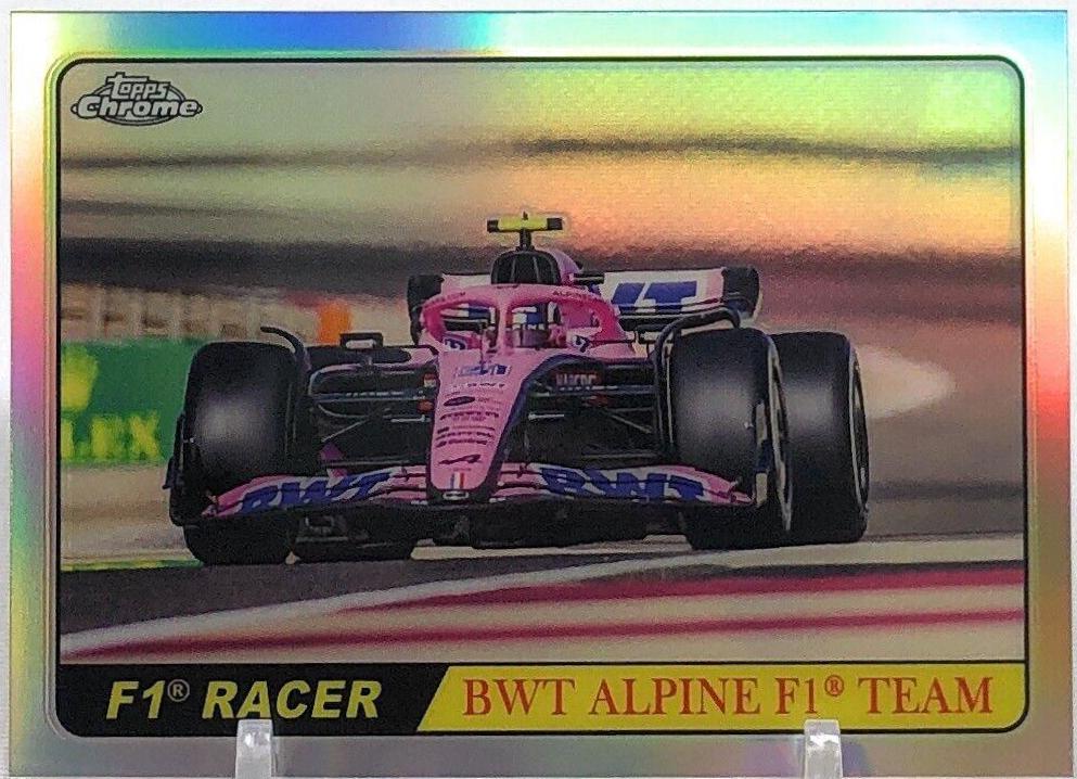 Esteban Ocon #T68-EO Racing Cards 2022 Topps Chrome Formula 1 1968 Hot Rods