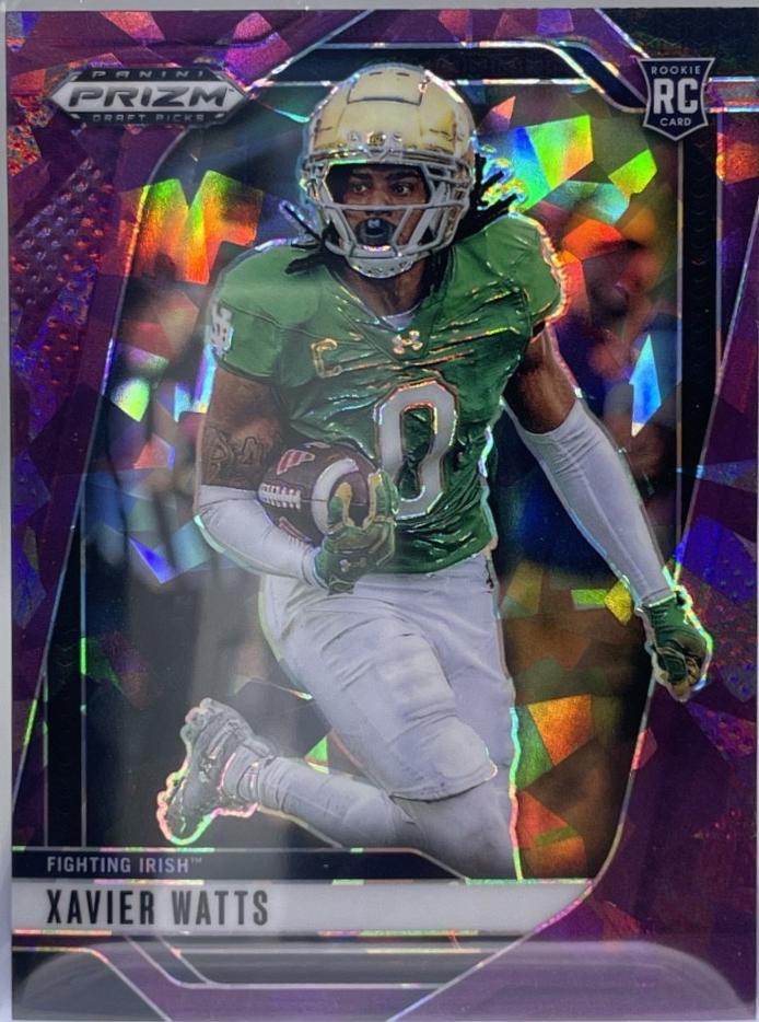 Xavier Watts [Purple Ice] #77 Prices | 2025 Panini Prizm Draft