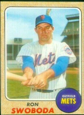 Ron Swoboda #114 Baseball Cards 1968 Topps