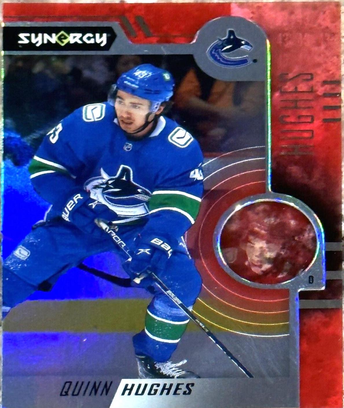 Quinn Hughes #35 2022-23 Upper Deck Synergy Hockey