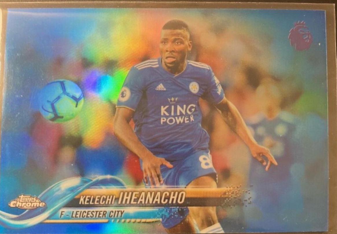 Kelechi Iheanacho #13 2018 Topps Chrome Premier League