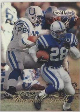 Marshall Faulk #11 1998 Topps Gold Label Football